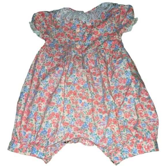Allison‎ Ann vintage floral and lace romper cottage core - Picture 4 of 6
